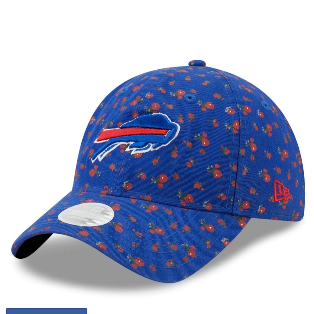 Buffalo Bills Team Floral Ball Cap